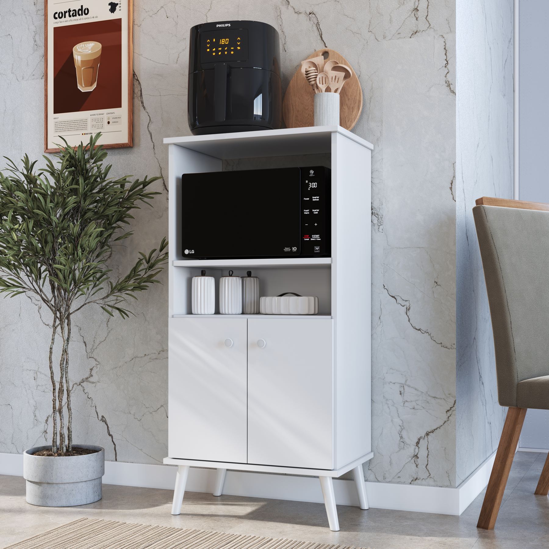 Balcão Forno e Micro-ondas